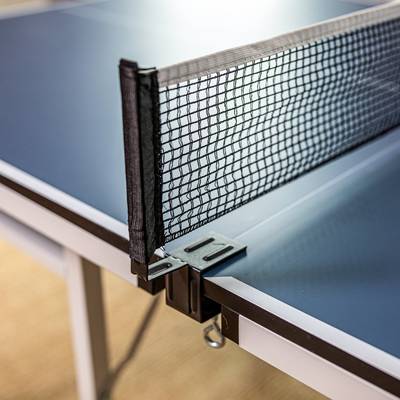 To complete the game, the STIGA Space Saver table includes a full net and post system.